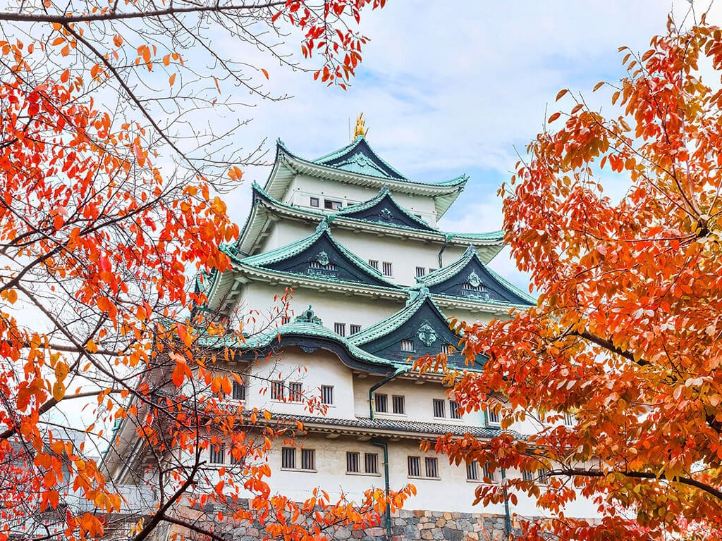 Nagoya Castle in autumn