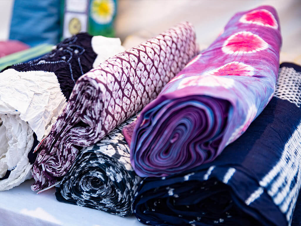 Nagoya Festival Arimatsu tie dye fabrics