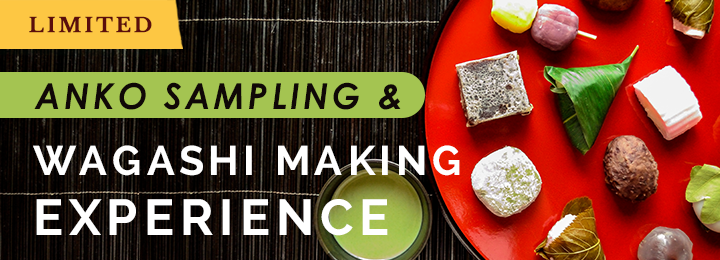 Anko Sampling and Wagashi Making Experience
