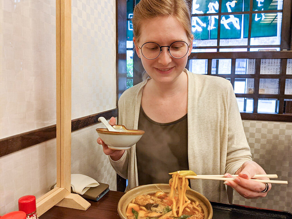 Lena and Miso Nikomi udon