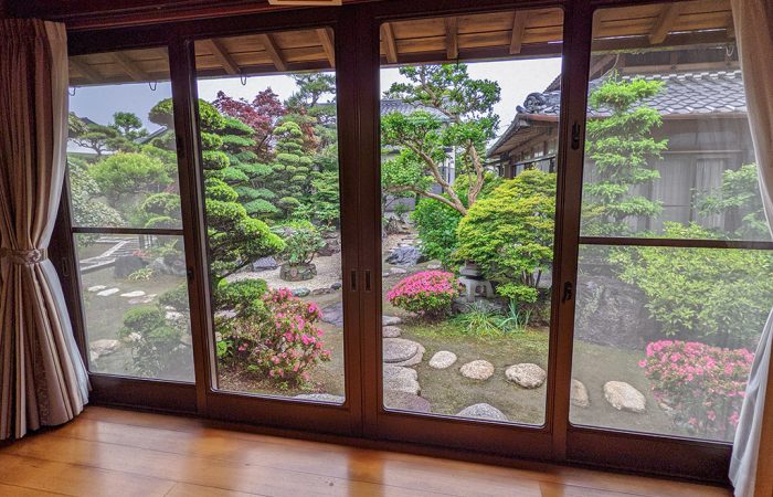 Japanese garden view