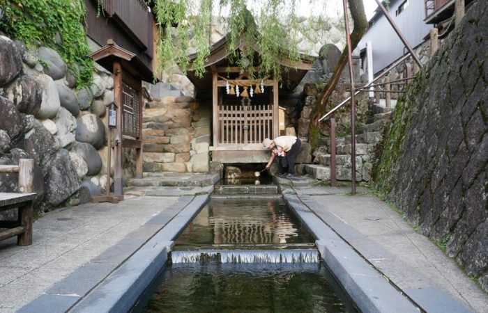 Sogi sui spring in Gujo Hachiman