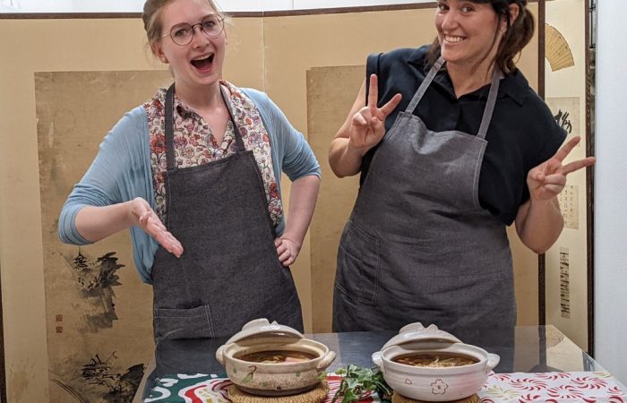 Proud participants with their Miso Nikomi Udon