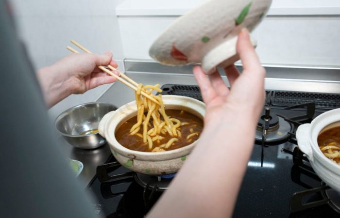 Making Miso Nikomi Udon