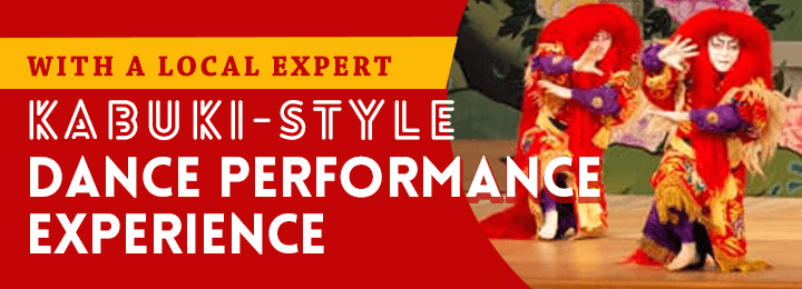 Kabuki-Style Dance Performance Experience banner