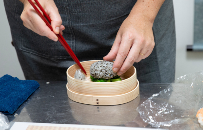 Putting together the bento