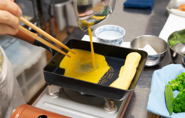 Making omelets