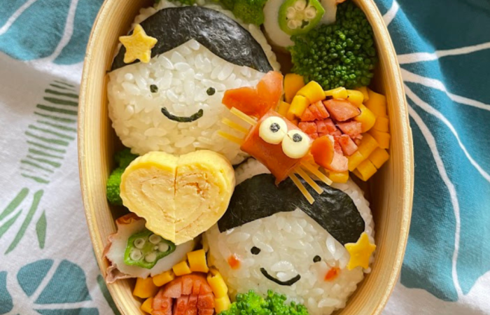 Summer character bento