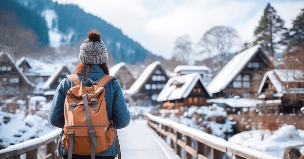 Shirakawago during winter