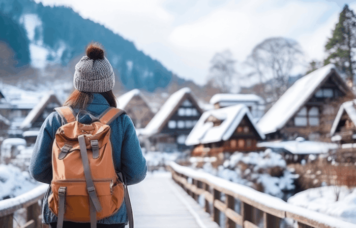 Shirakawago during winter