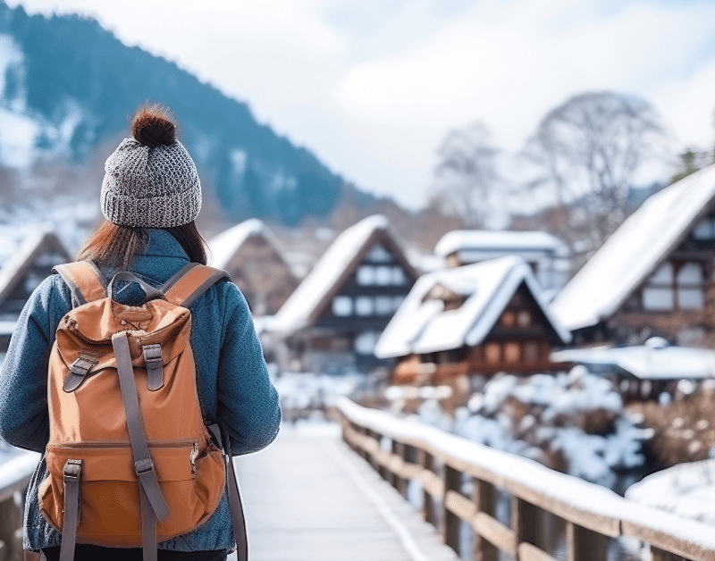 Shirakawago during winter