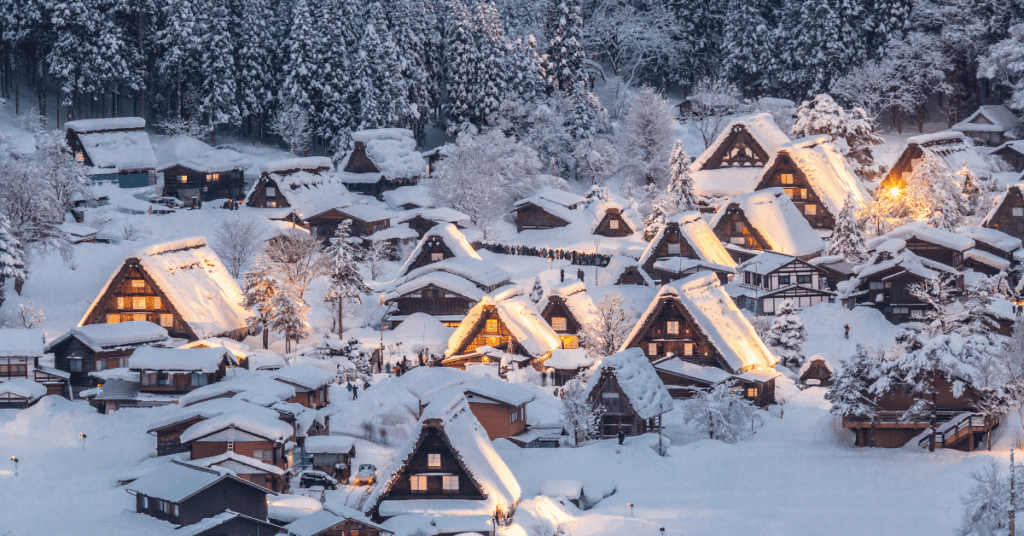 Shirakawago during winter