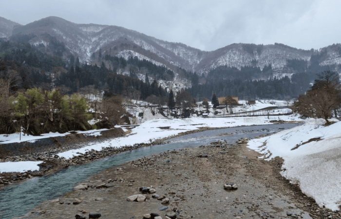 Shirakawago during winter