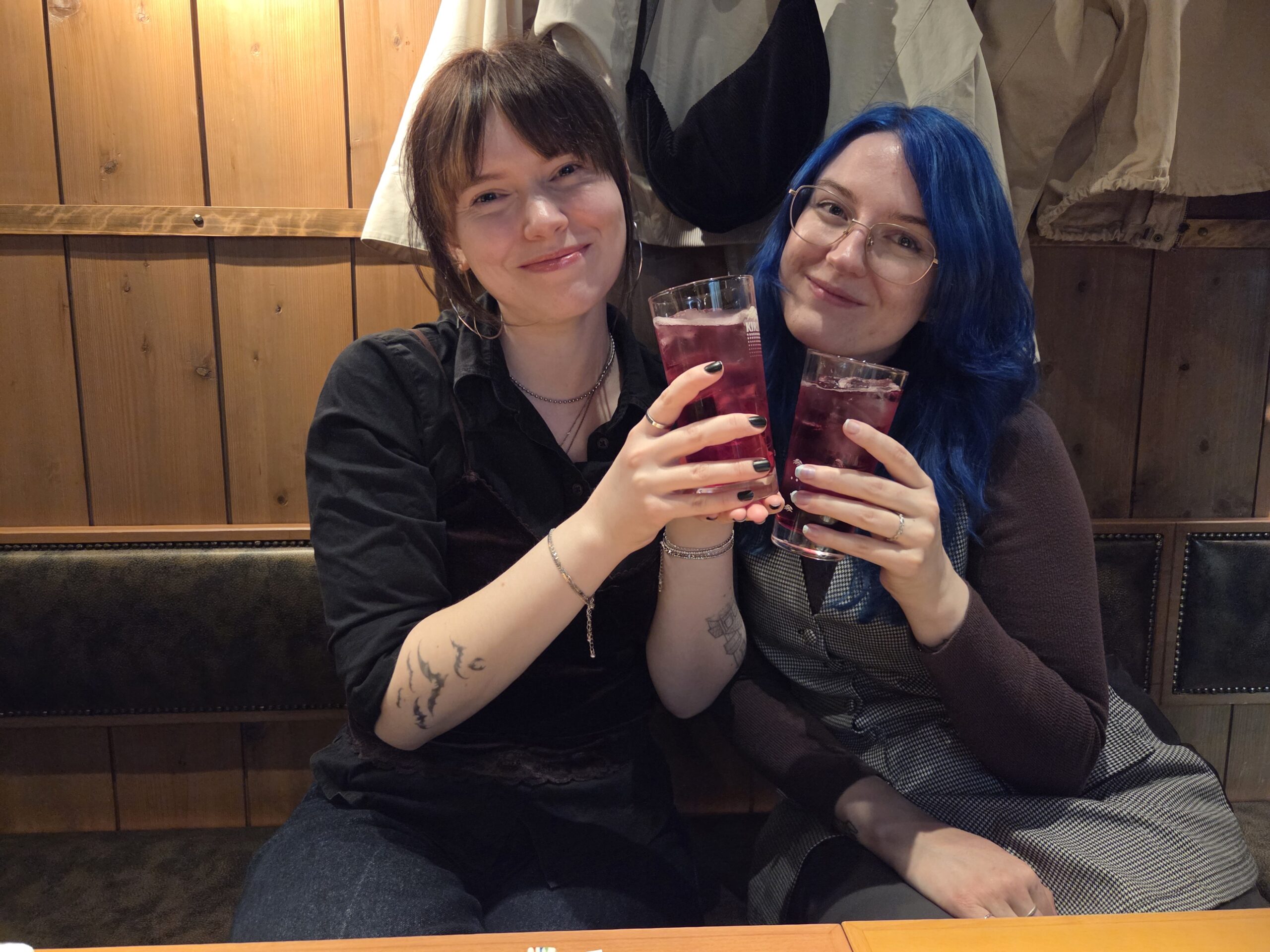 Mira & Saga at our springtime edition of the Nagoya Sake Tasting and Izakaya Night Tour