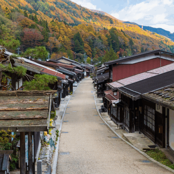 Magome Tsumago Nakasendo Fall Colors